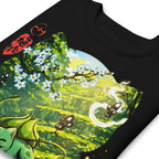 Suéter Bulbasaur Sunlit Blossom Forest - Doblado zoom