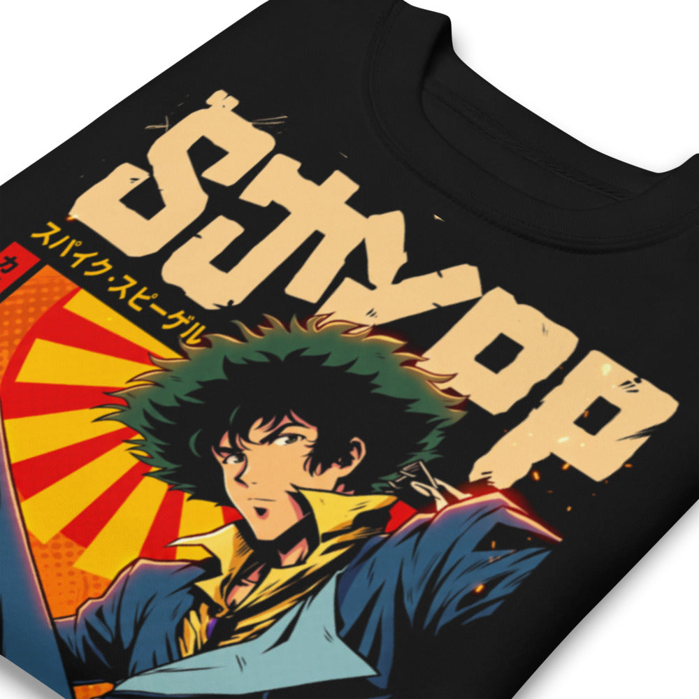 Suéter Cowboy Bebop Spike Spiegel Katakana Blues - Doblado zoom