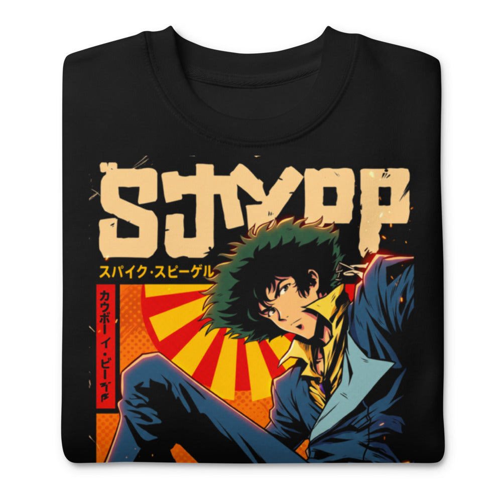 Suéter Cowboy Bebop Spike Spiegel Katakana Blues - Doblado