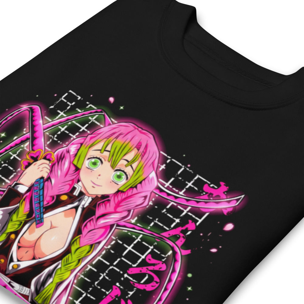 Suéter Demon Slayer Mitsuri Kanroji Neon Pink Glow - Doblado zoom
