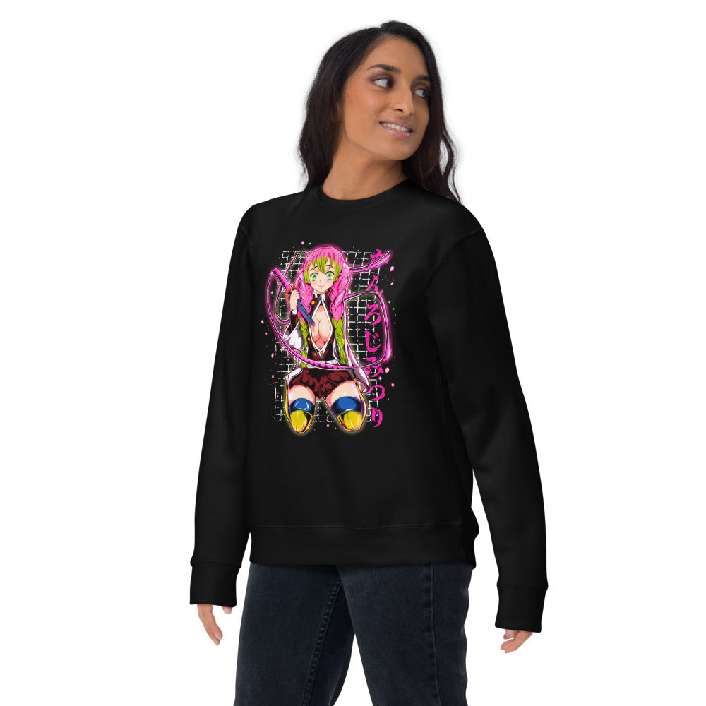 Suéter Demon Slayer Mitsuri Kanroji Neon Pink Glow - Lifestyle mujer