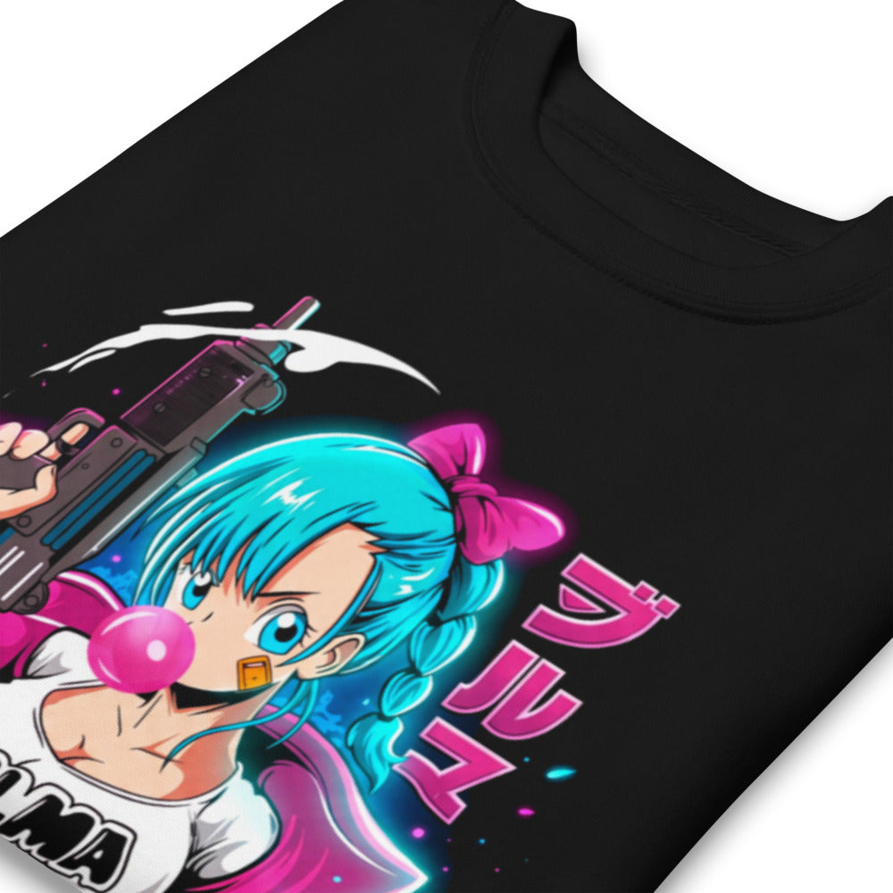 Suéter Dragon Ball Bulma Neon Bubble Gum Jacket - Doblado zoom