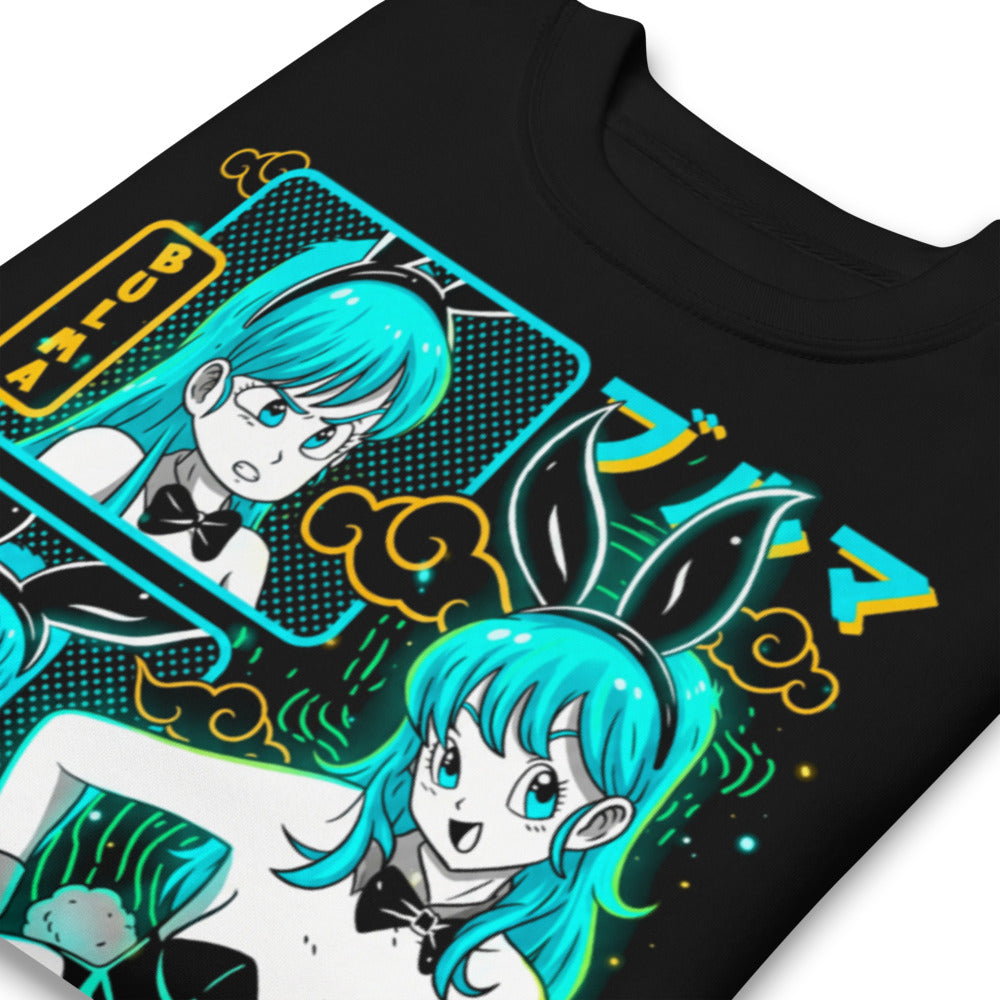 Suéter Dragon Ball Bulma Neon Panels Dragon Radar - Doblado zoom