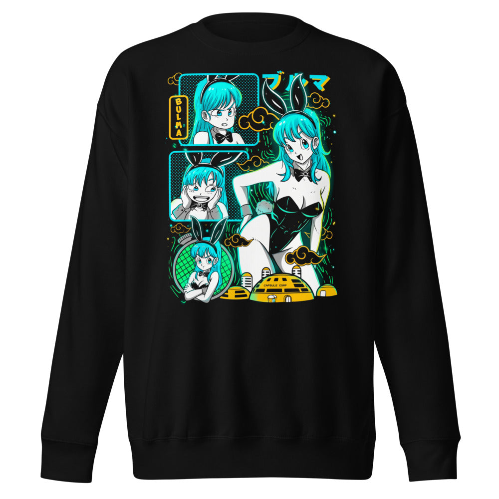 Suéter Dragon Ball Bulma Neon Panels Dragon Radar - Frente