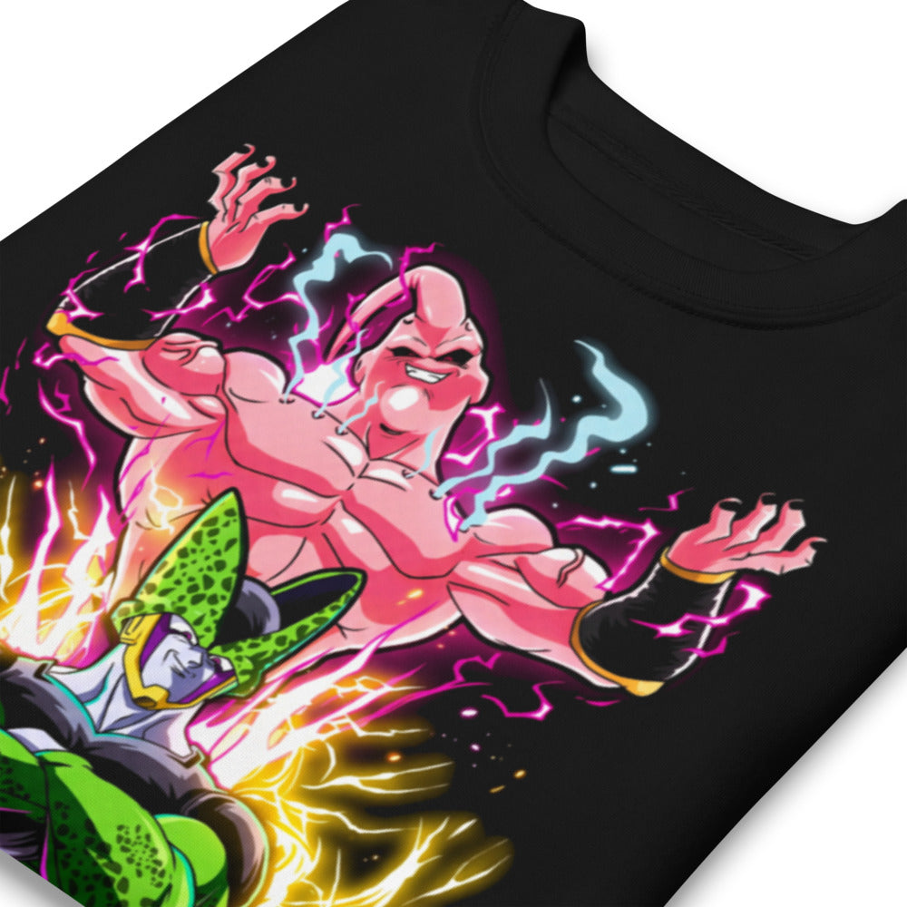Suéter Dragon Ball Frieza Cell Buu Lightning Auras - Doblado zoom