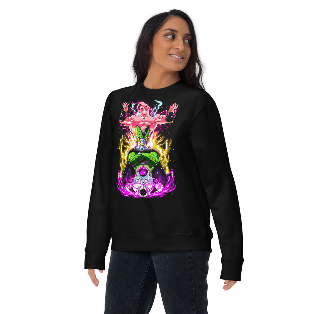 Suéter Dragon Ball Frieza Cell Buu Lightning Auras - Lifestyle mujer