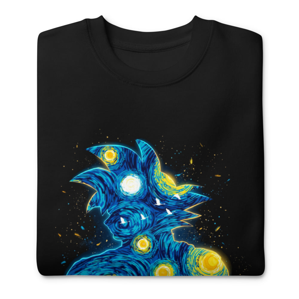 Suéter Dragon Ball Goku Starry Night Kame House - Doblado