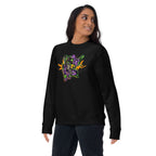 Suéter Evangelion Unit 01 Crouching Orange Splatter - Lifestyle mujer