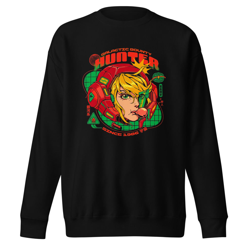 Sueter Galactic Bounty Hunter Anime Mecha Girl Frente