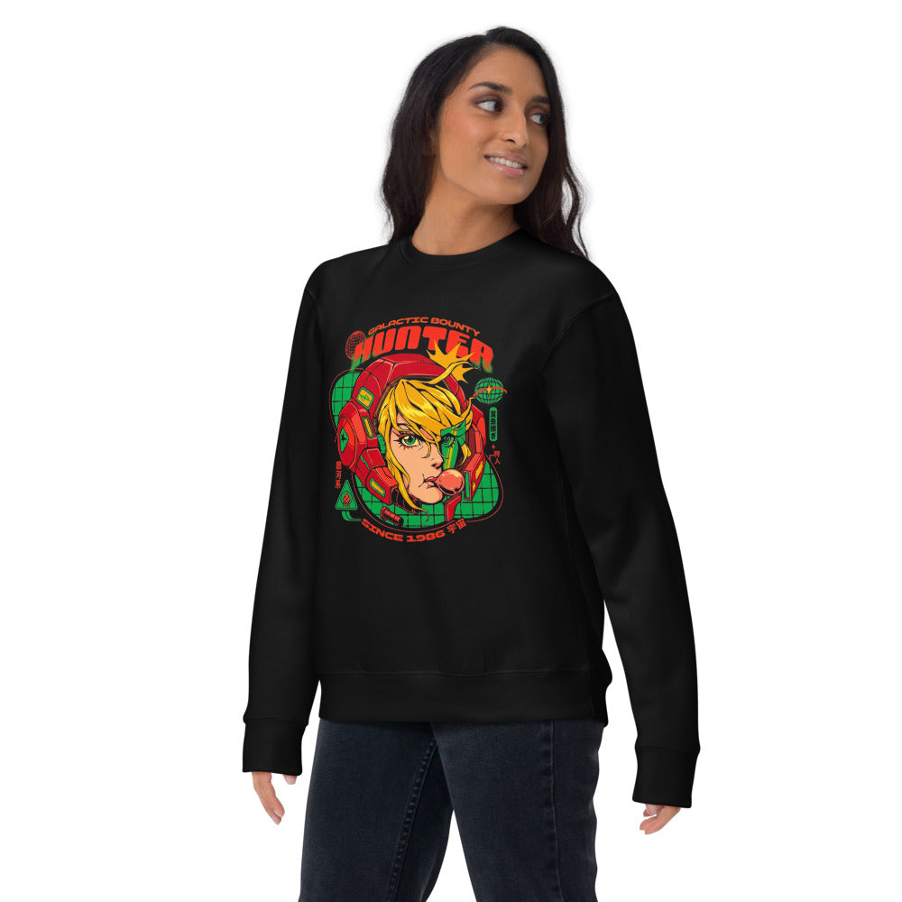 Sueter Galactic Bounty Hunter Anime Mecha Girl Lifestyle mujer