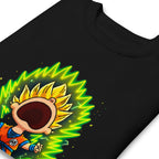 Suéter Goku Super Saiyan Peanuts Scream Green Aura - Doblado zoom