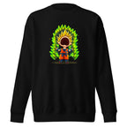 Suéter Goku Super Saiyan Peanuts Scream Green Aura - Frente