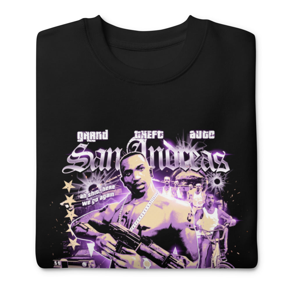 Suéter GTA San Andreas Graffiti Lowrider - Doblado