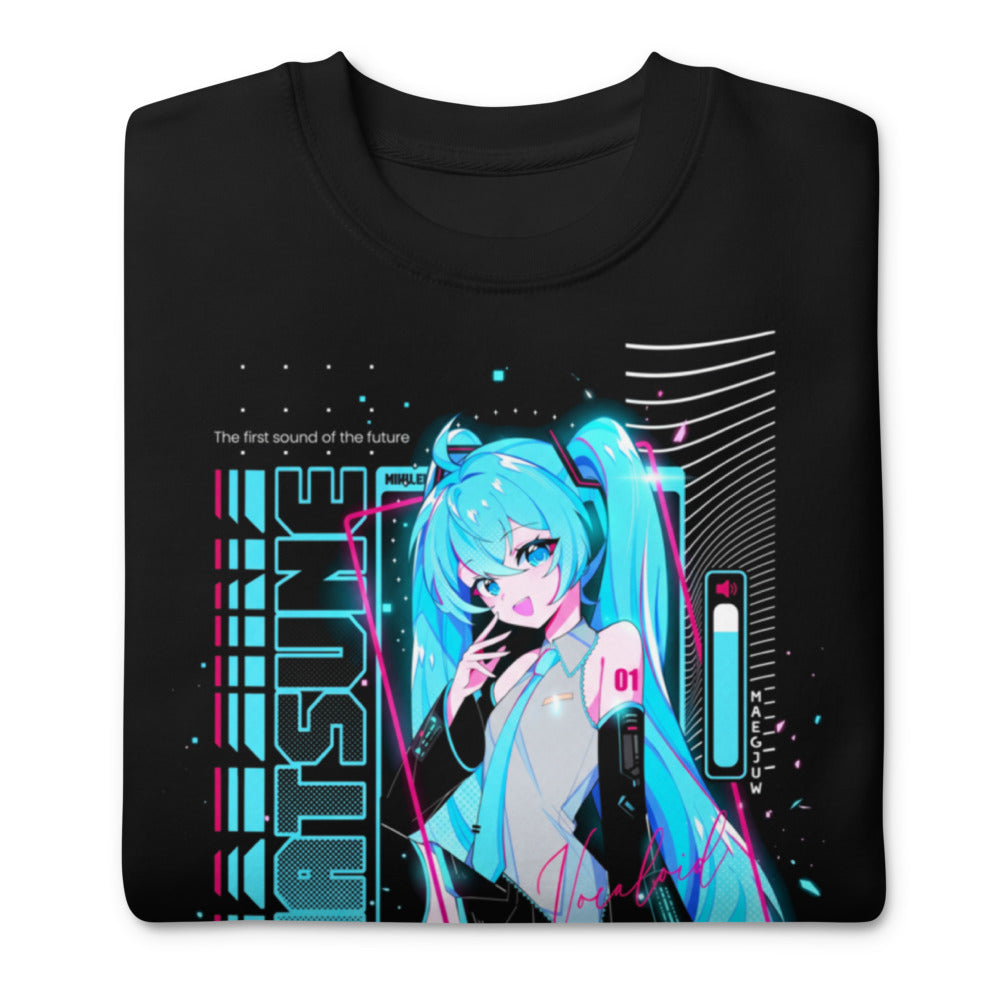 Suéter Hatsune Miku The First Sound Of The Future - Doblado