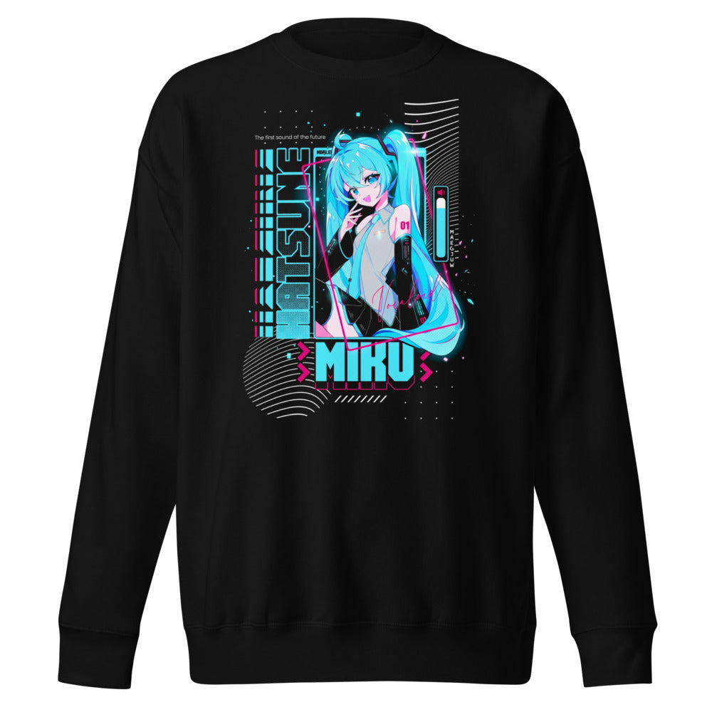 Suéter Hatsune Miku The First Sound Of The Future - Frente