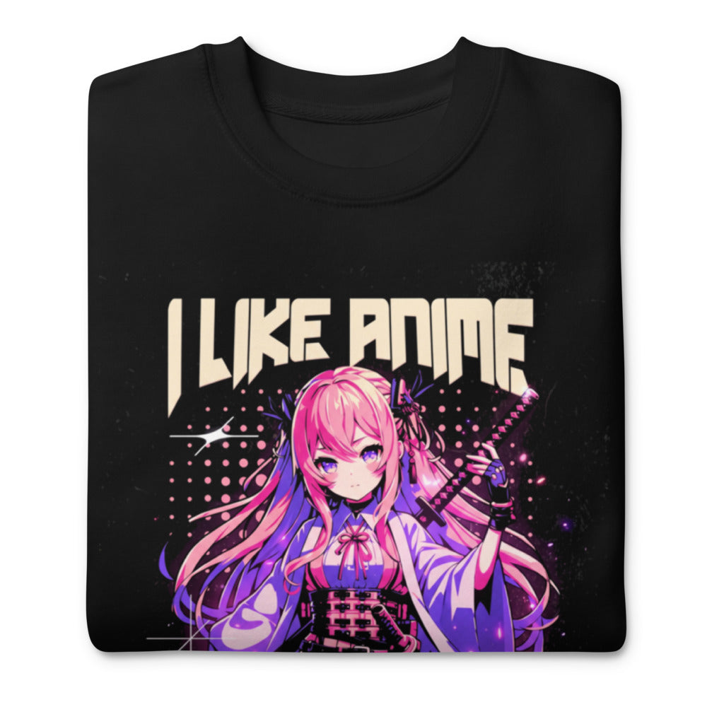 Suéter I Like Anime More Than People - Doblado