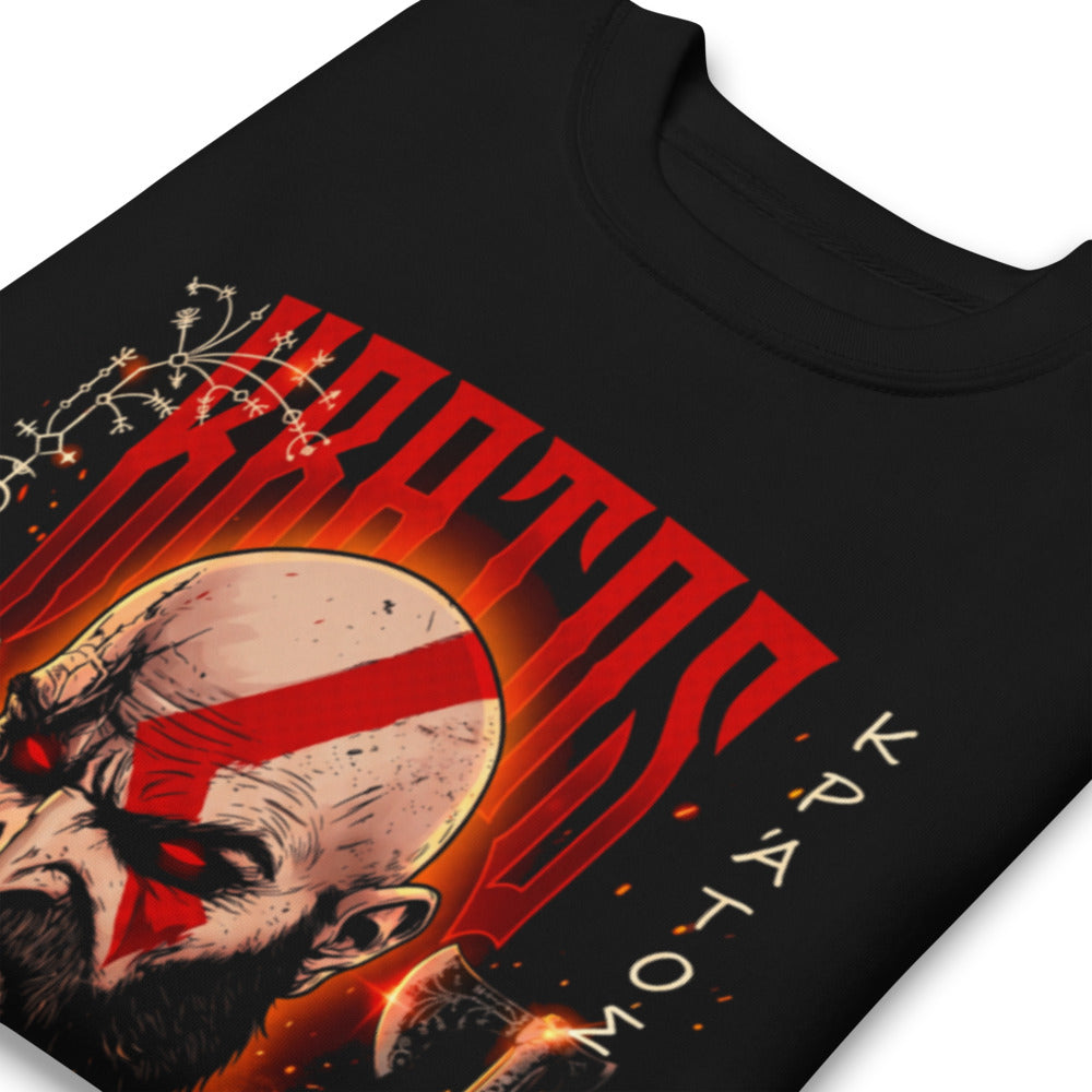 Suéter Kratos God Of War Glowing Red Eyes - Doblado zoom