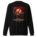 Suéter Kratos God Of War Glowing Red Eyes - Frente