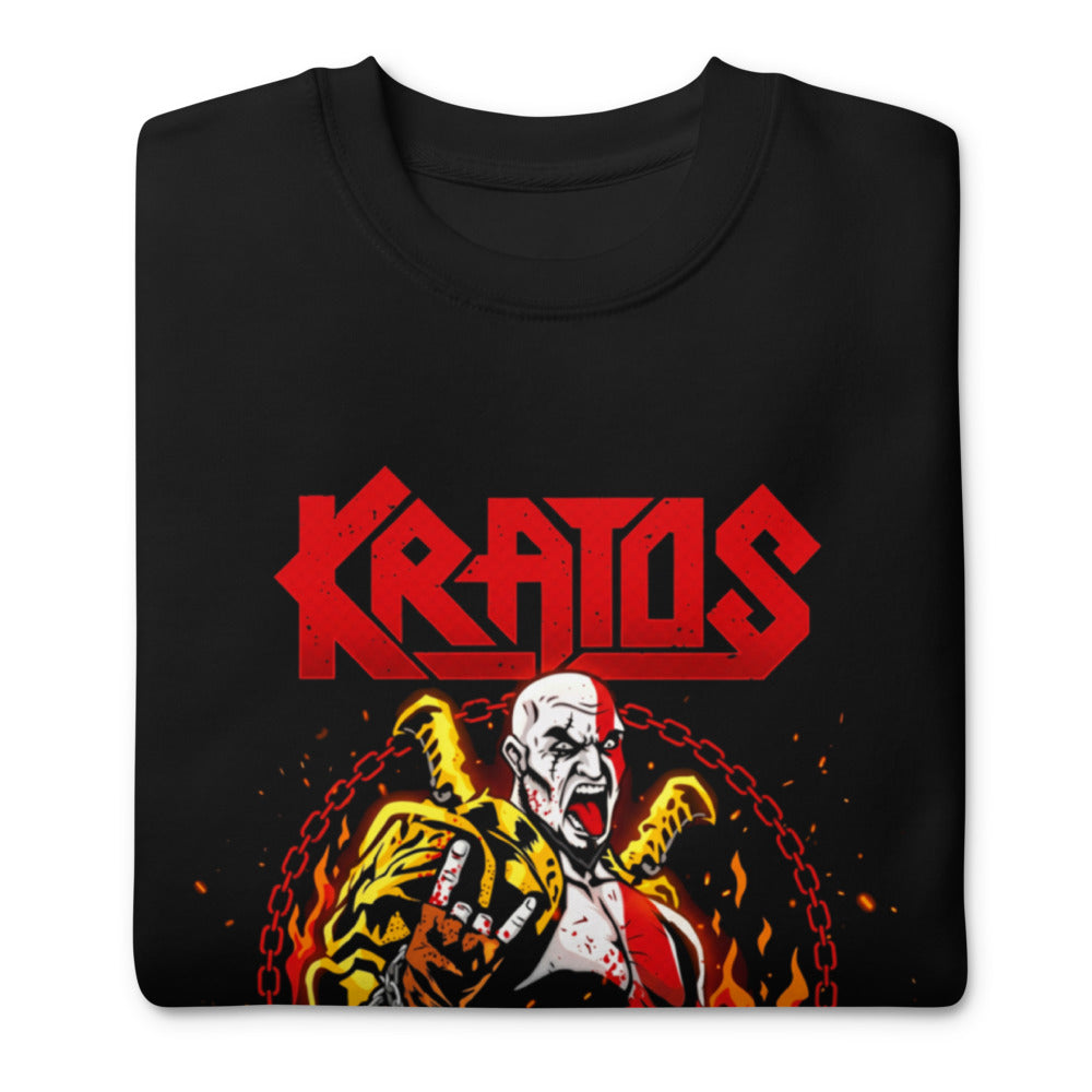Suéter Kratos God Of War Metal Horns - Doblado