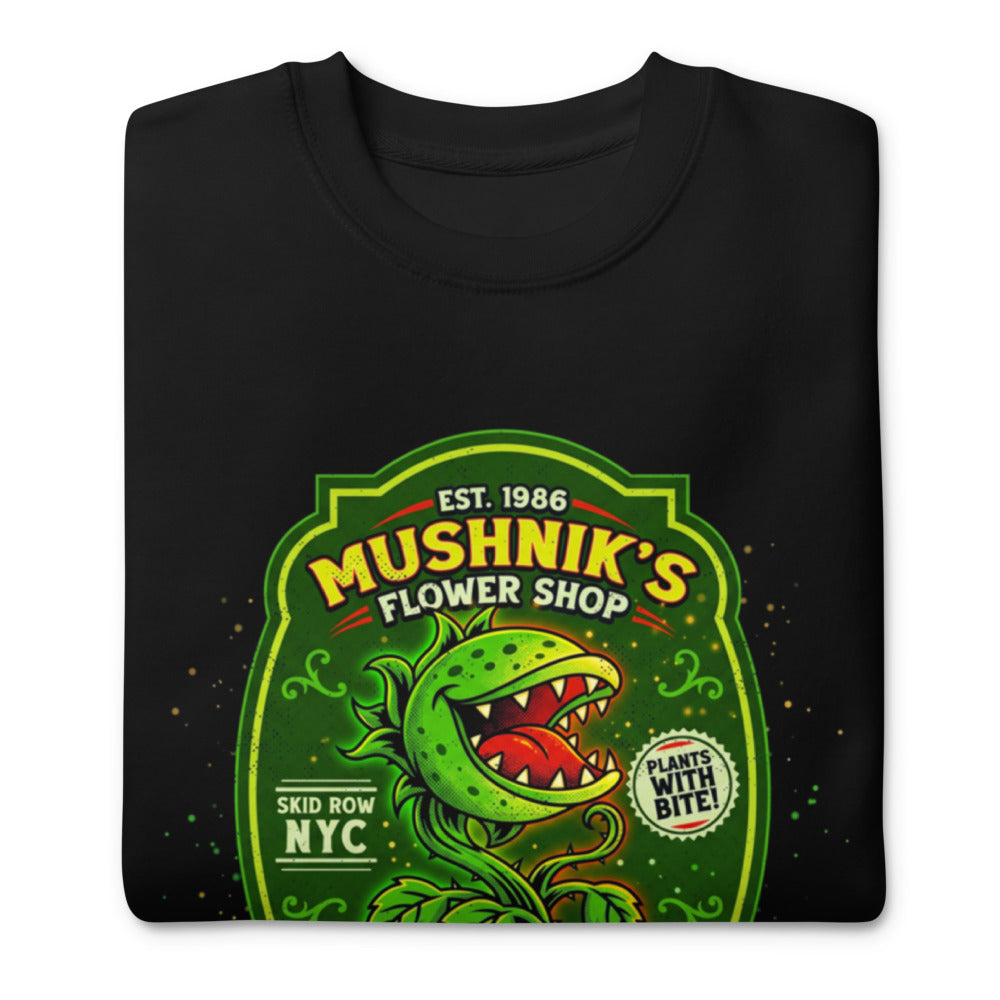 Suéter Little Shop of Horrors Mushniks Flower Shop - Doblado