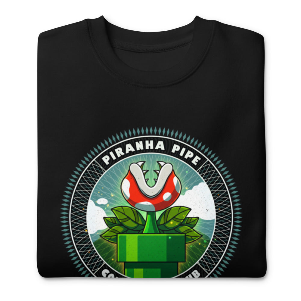 Suéter Mario Piranha Pipe Conspiracy Club - Doblado