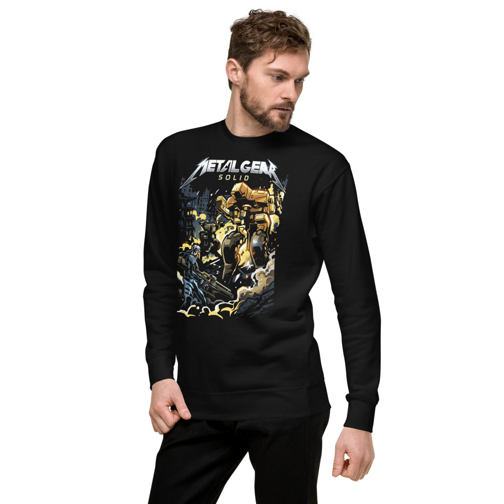 Suéter Metal Gear Solid Snake Heavy Metal - Lateral izquierdo
