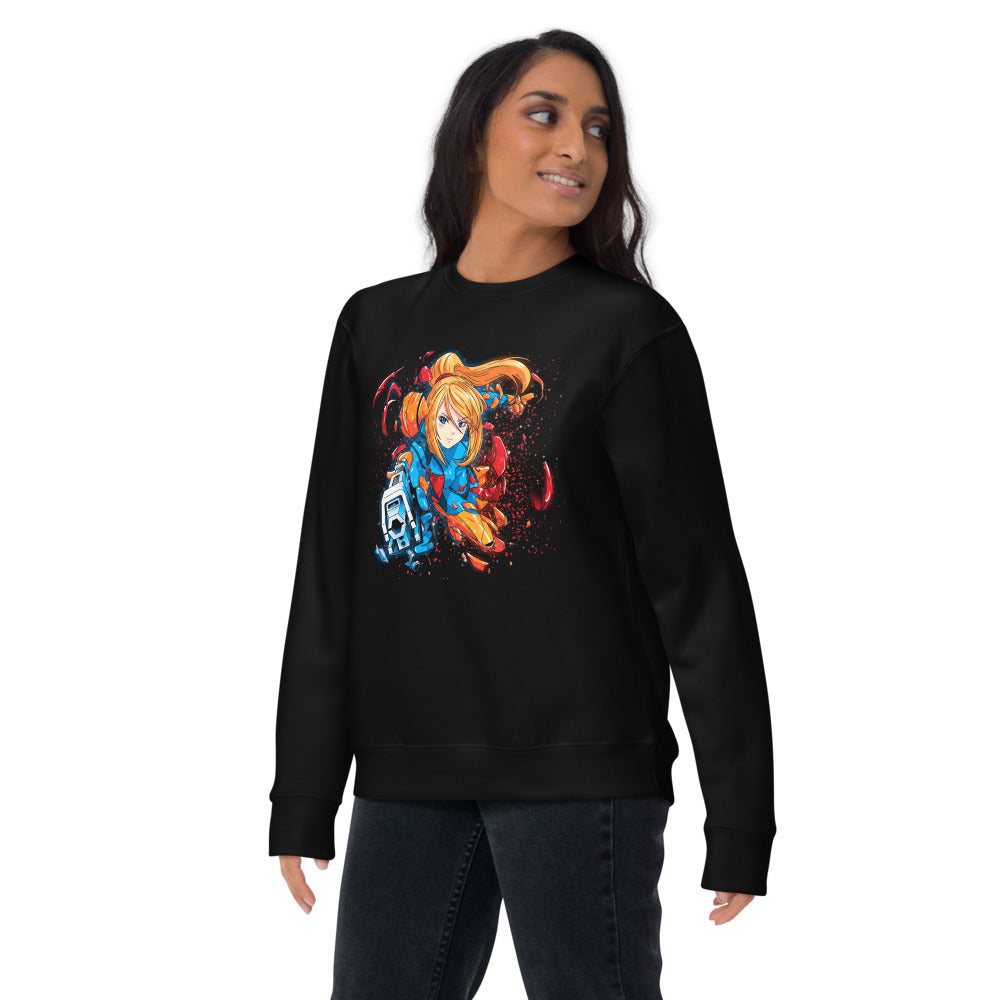 Suéter Metroid Samus Arm Cannon Armor Burst - Lifestyle mujer