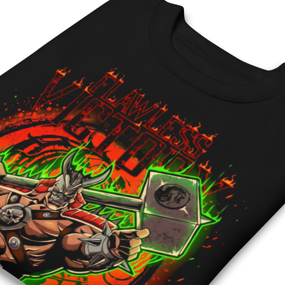 Suéter Mortal Kombat Shao Kahn Flawless Victory - Doblado zoom