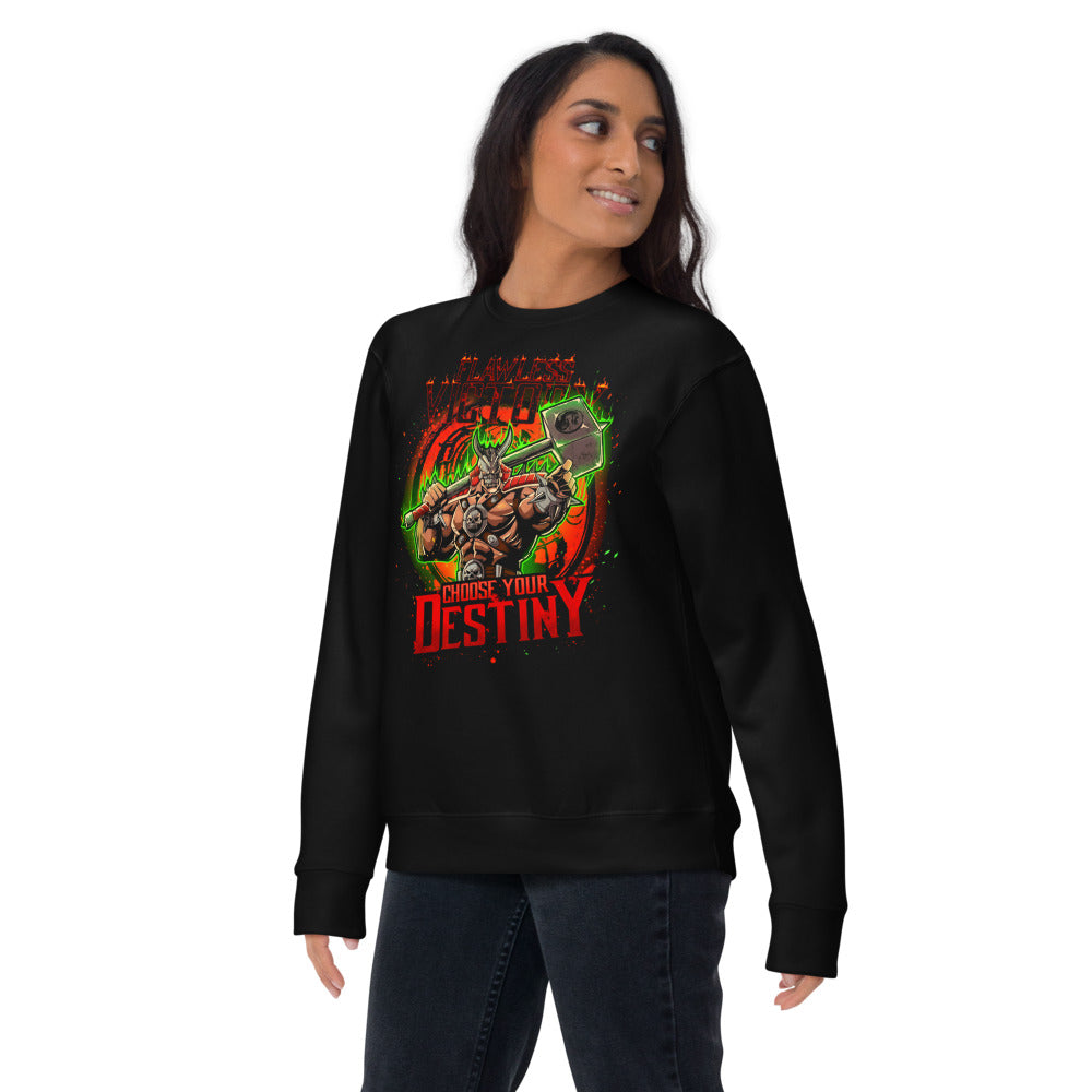 Suéter Mortal Kombat Shao Kahn Flawless Victory - Lifestyle mujer