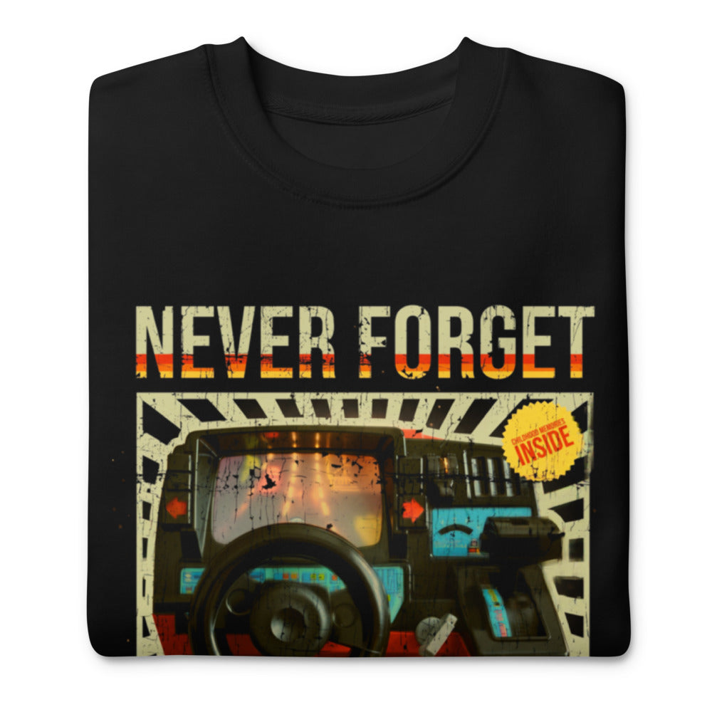Suéter Never Forget Nostalgia Edition - Doblado