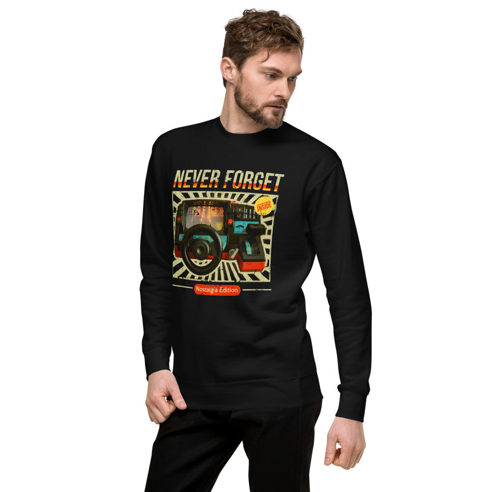 Suéter Never Forget Nostalgia Edition - Lateral izquierdo