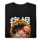 Suéter One Piece Luffy Crying Swollen Lips Kanji - Doblado