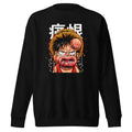 Suéter One Piece Luffy Crying Swollen Lips Kanji - Frente