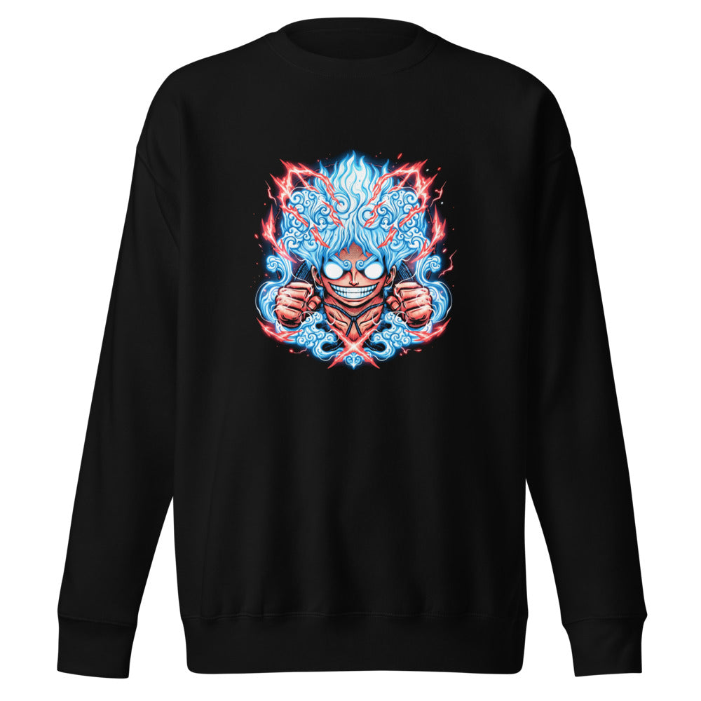 Suéter One Piece Luffy Gear 5 Red Lightning - Frente