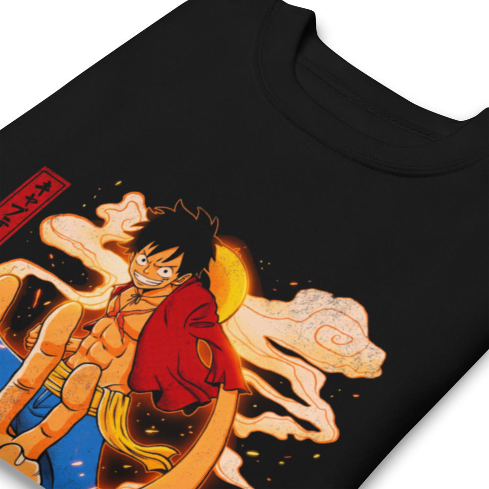 Suéter One Piece Luffy Giant Hand Captain Clouds - Doblado zoom