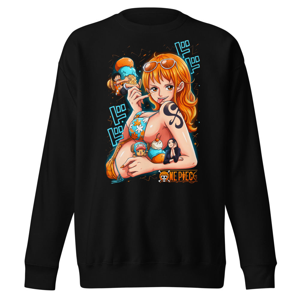 Suéter One Piece Nami Ice Cream Summer - Frente