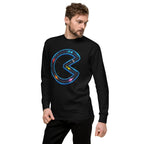 Suéter Pac-Man Ghost F1 Racers Neon Track - Lateral izquierdo