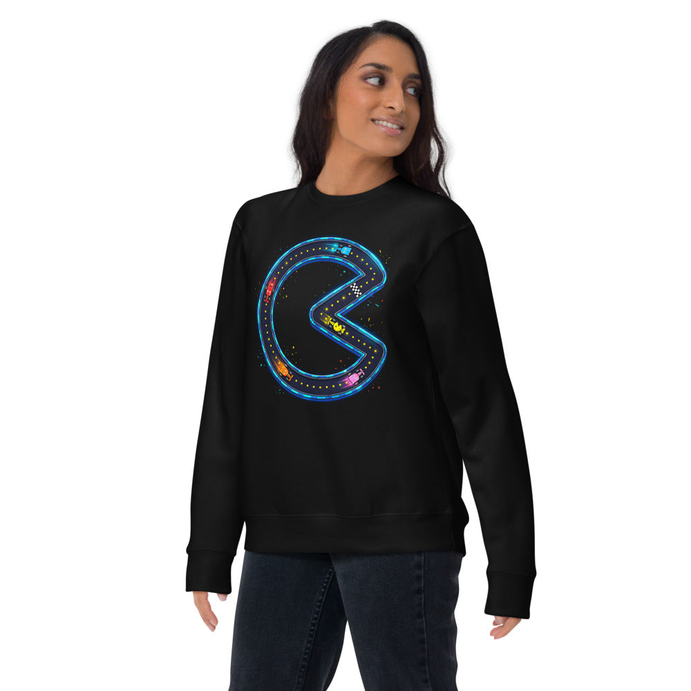 Suéter Pac-Man Ghost F1 Racers Neon Track - Lifestyle mujer
