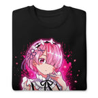 Suéter Re Zero Ram Pink Maid Splash - Doblado