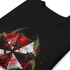 Suéter Resident Evil Umbrella Biohazard Grunge Logo - Doblado zoom