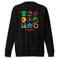 Sueter Retro Games Club Pac Man Mario Icons Frente