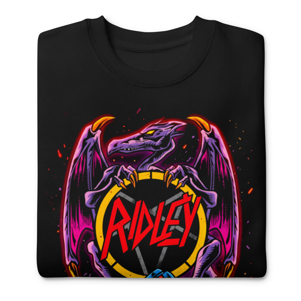 Suéter Ridley Metroid Metal Logo Pentagram Dragon - Doblado