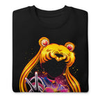 Suéter Sailor Moon Galaxy Face Peace Sign - Doblado