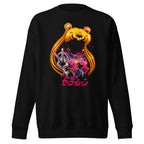 Suéter Sailor Moon Galaxy Face Peace Sign - Frente