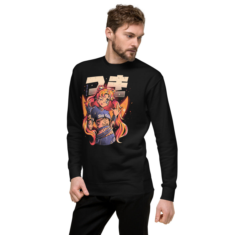 Suéter Sailor Moon Punk Rocker Moon Child - Lateral izquierdo