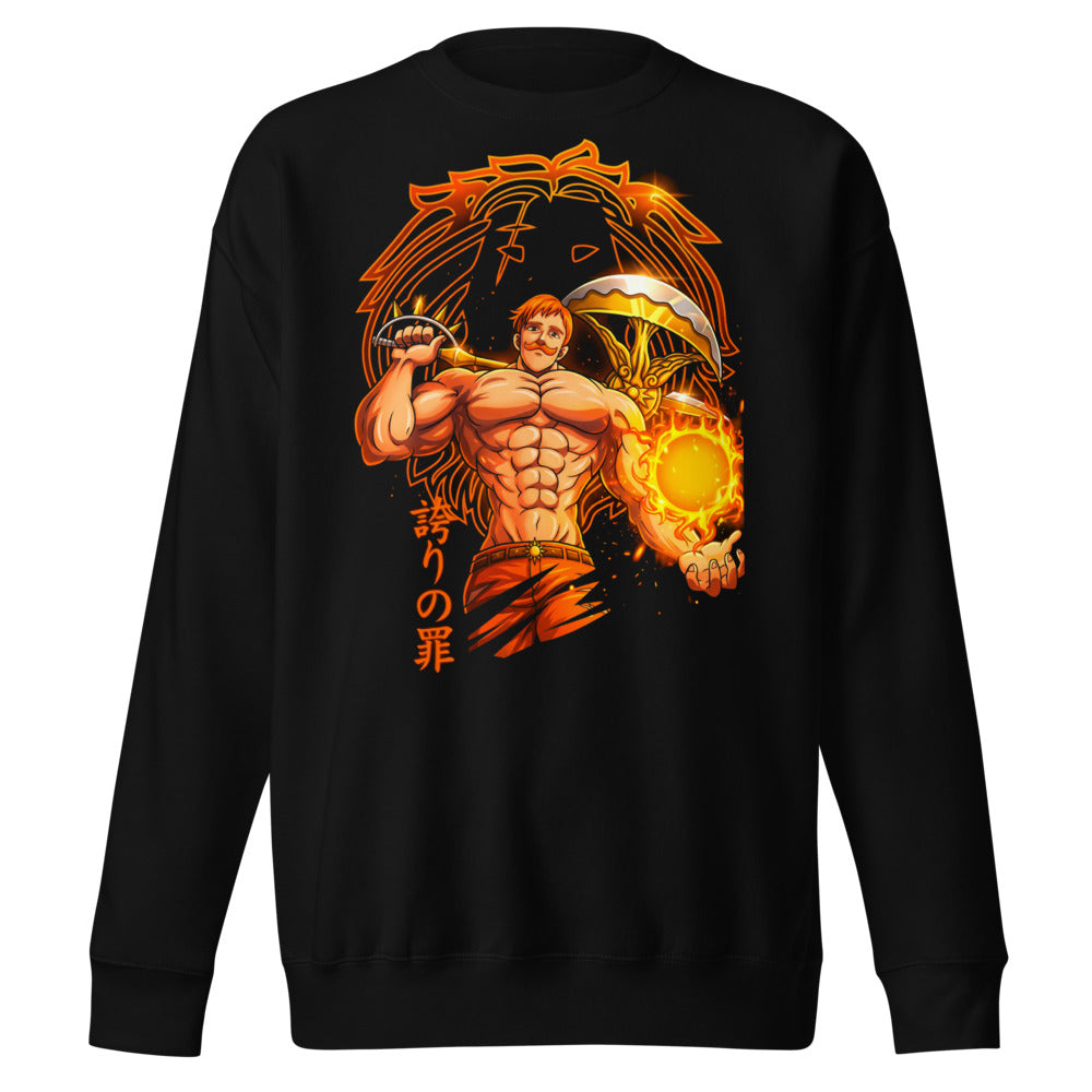 Suéter Seven Deadly Sins Escanor Sin Of Pride - Frente