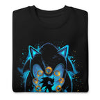 Suéter Sonic Giant Head Gold Rings Lightning - Doblado