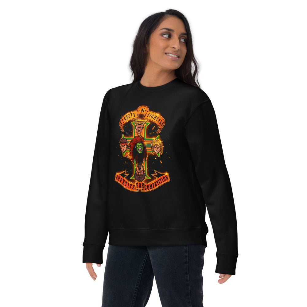 Suéter Street Fighter Appetite For Competition - Lifestyle mujer