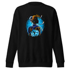 Suéter Street Fighter Chun-Li Blue Lotus Kick - Frente