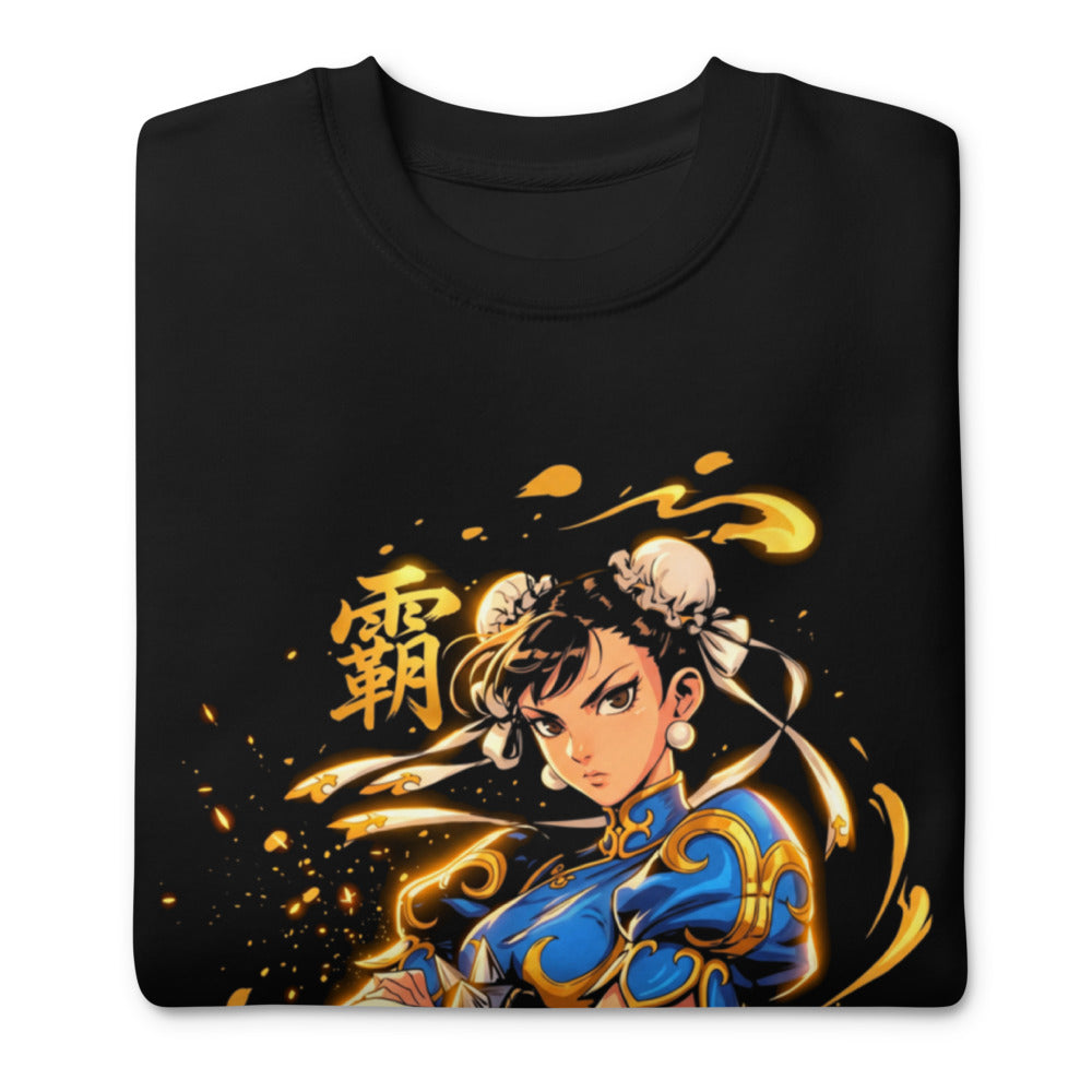 Suéter Street Fighter Chun Li Golden Spiked Bracelets - Doblado